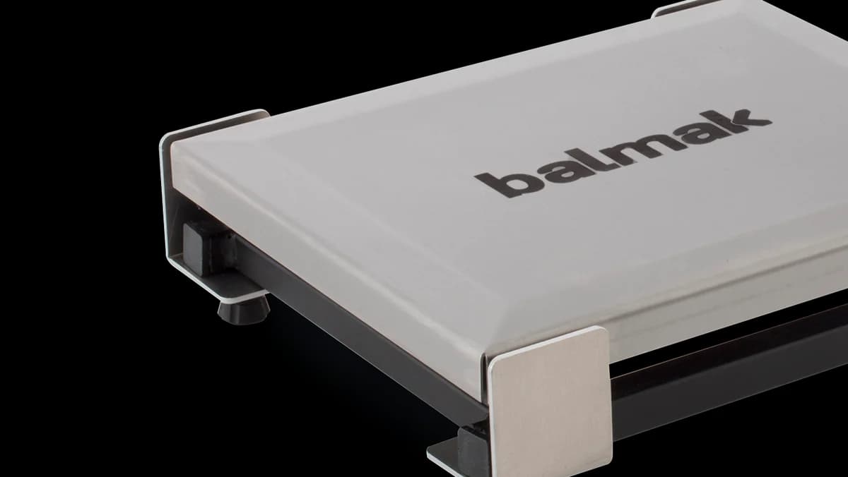 Balmak Check-out BCK-30 (30 kg) — Prato em aço inoxidável