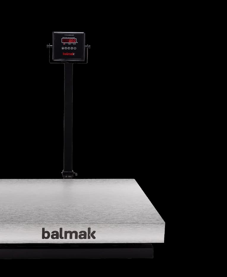 Balmak plataforma inox (com coluna) 50×50 (300 kg)